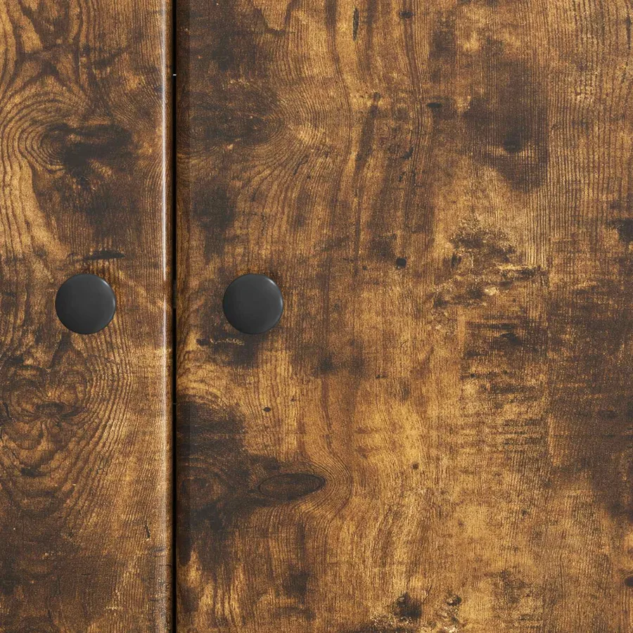 Buffet Chêne fumé 89 x 34,5 x 80 cm Bois d'ingénierie - 10