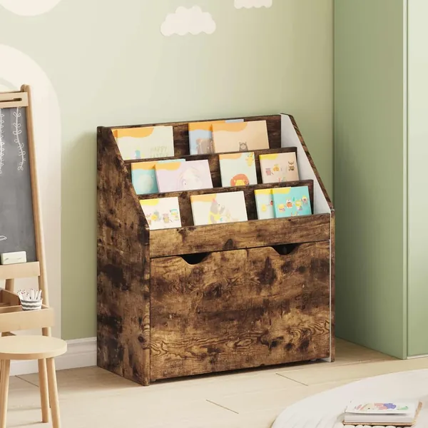 Bibliothèque pour enfants Chêne fumé 60 x 29,5 x 69 cm