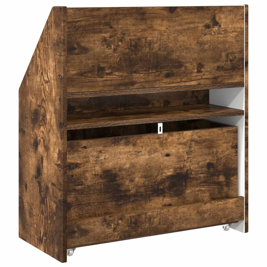 Bibliothèque pour enfants Chêne fumé 60 x 29,5 x 69 cm - 9