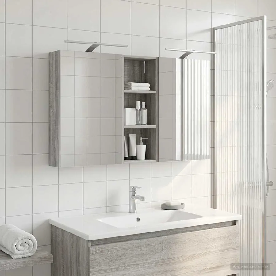 Ensemble de Meubles de Salle de Bain 3 pcs 130 x 14,5 x 70 cm