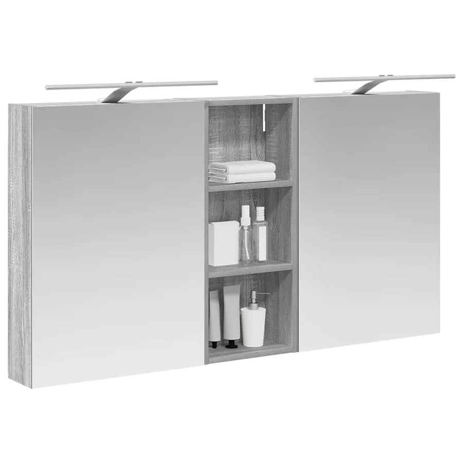 Ensemble de Meubles de Salle de Bain 3 pcs 130 x 14,5 x 70 cm - 3