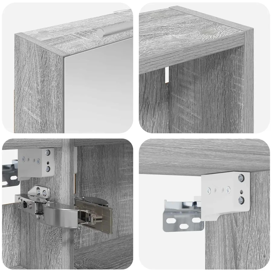 Ensemble de Meubles de Salle de Bain 3 pcs 130 x 14,5 x 70 cm - 8