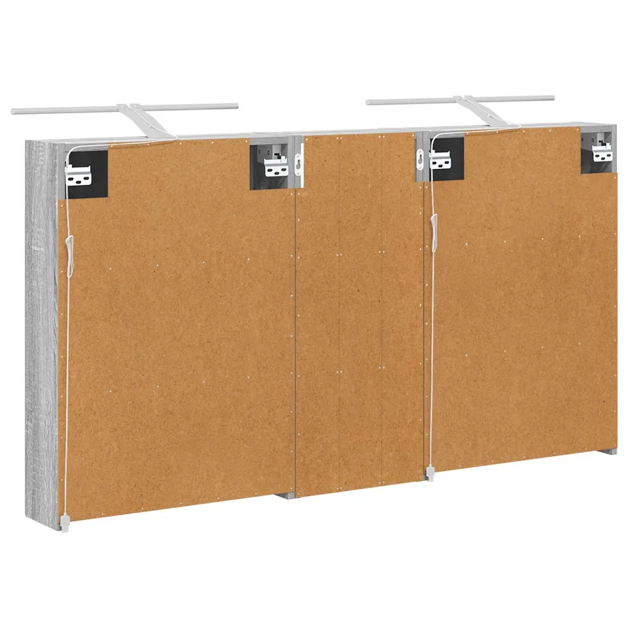 Ensemble de Meubles de Salle de Bain 3 pcs 130 x 14,5 x 70 cm - 9