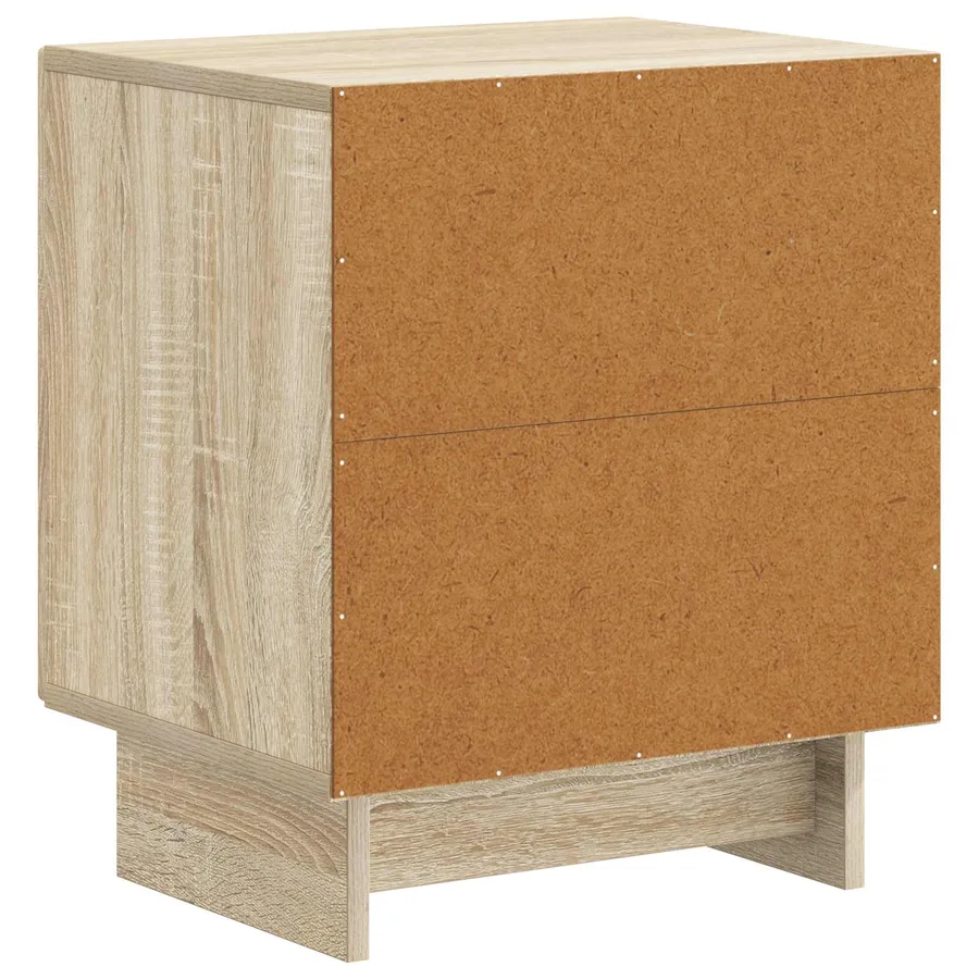 Cabinet de chevet 2 pcs Chêne Sonoma 43 x 34,5 x 50 cm - 9
