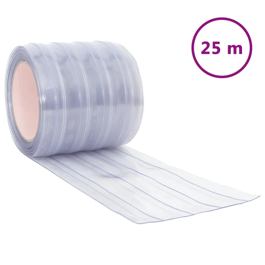 Rideau de porte transparent 200 mmx1,6 mm 25 m PVC - 2