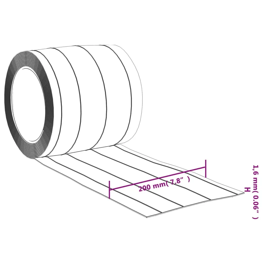 Rideau de porte transparent 200 mmx1,6 mm 25 m PVC - 7