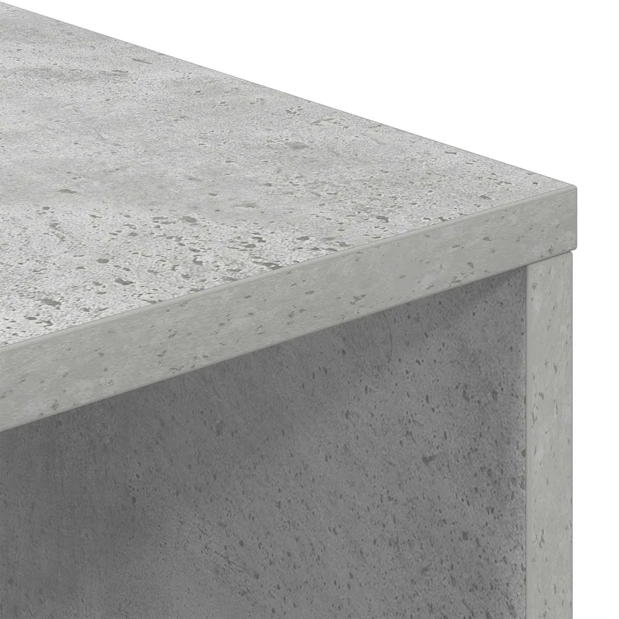 Buffet avec tiroir Gris béton 102 x 31 x 99,5 cm - 9