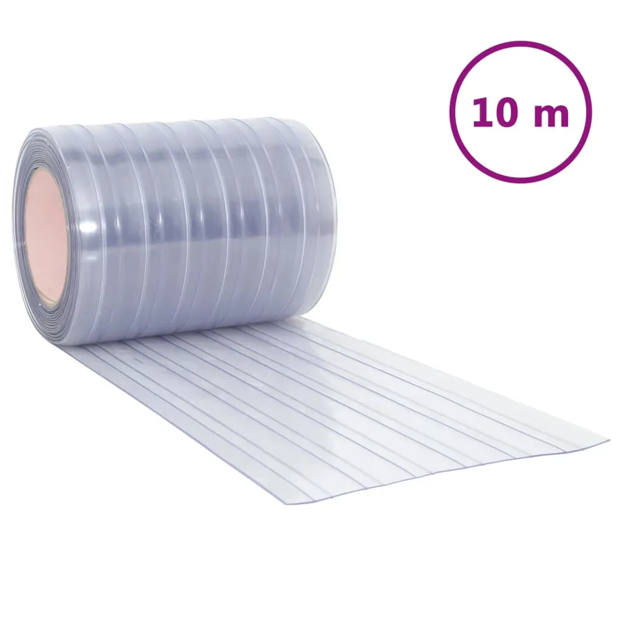 Rideau de porte transparent 300 mmx2,6 mm 10 m PVC - 2