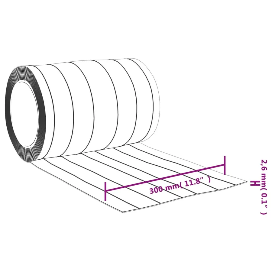 Rideau de porte transparent 300 mmx2,6 mm 10 m PVC - 7