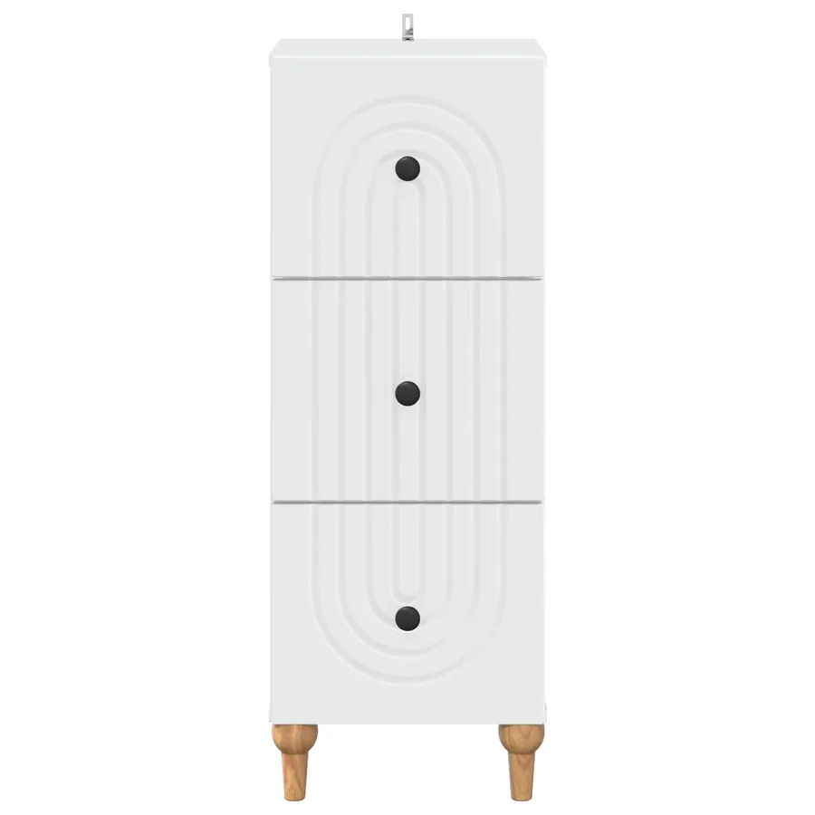 Armoire à tiroirs Blanc 33 x 34,5 x 90 cm Bois d'ingénierie - 6