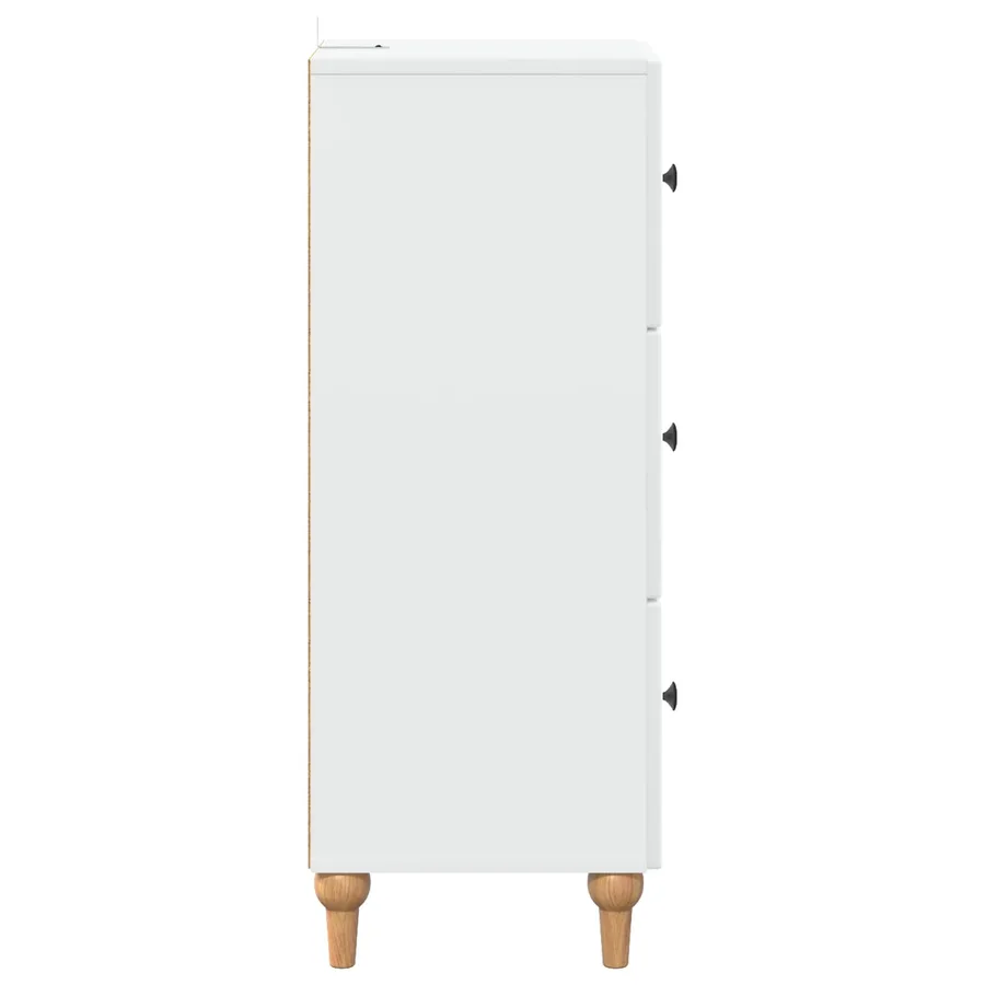 Armoire à tiroirs Blanc 33 x 34,5 x 90 cm Bois d'ingénierie - 7