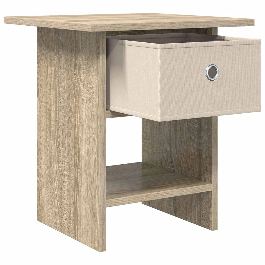 Table de chevet avec tiroir 2 pcs Chêne Sonoma 41 x 40 x 45 cm - 5