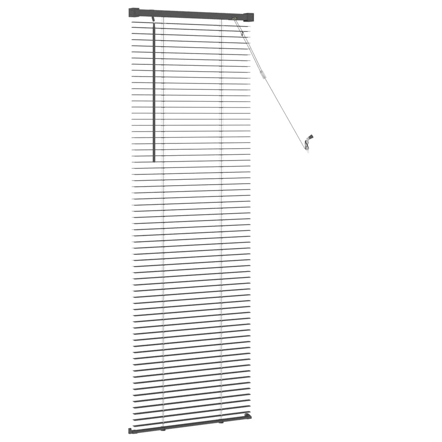 Store Vénitien Gris Argenté 150 x 60 cm 25 mm PVC - 5