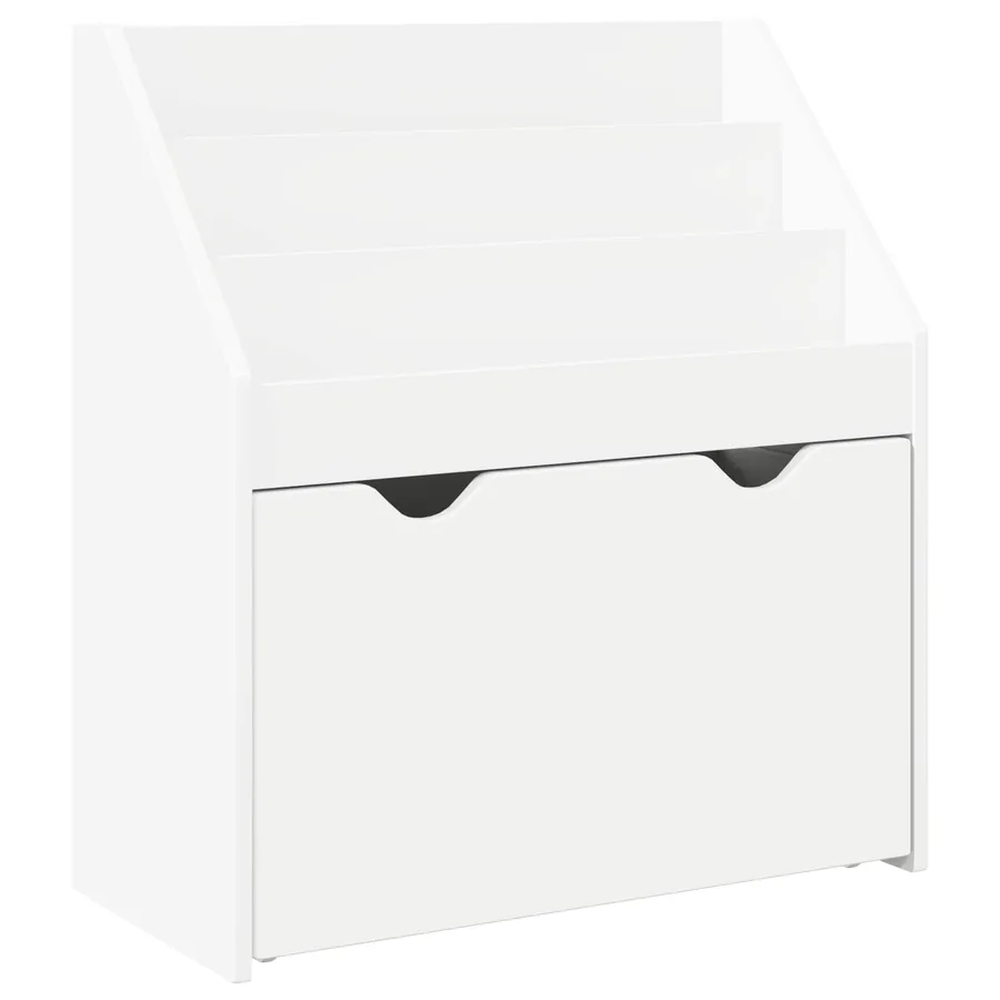 Bibliothèque pour enfants avec tiroir Blanc 60 x 29,5 x 69 cm - 2