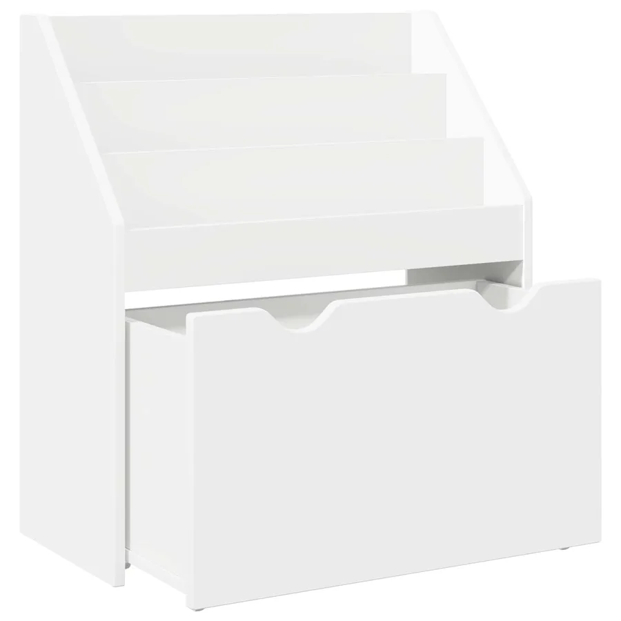 Bibliothèque pour enfants avec tiroir Blanc 60 x 29,5 x 69 cm - 6