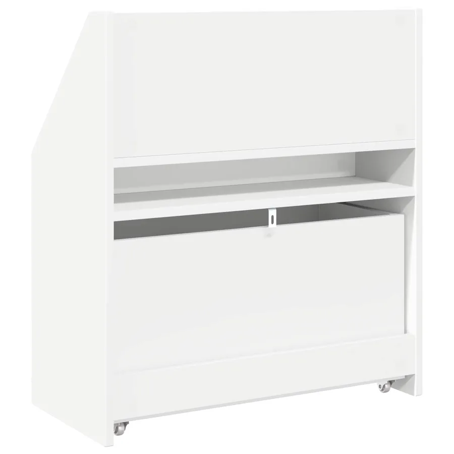 Bibliothèque pour enfants avec tiroir Blanc 60 x 29,5 x 69 cm - 9