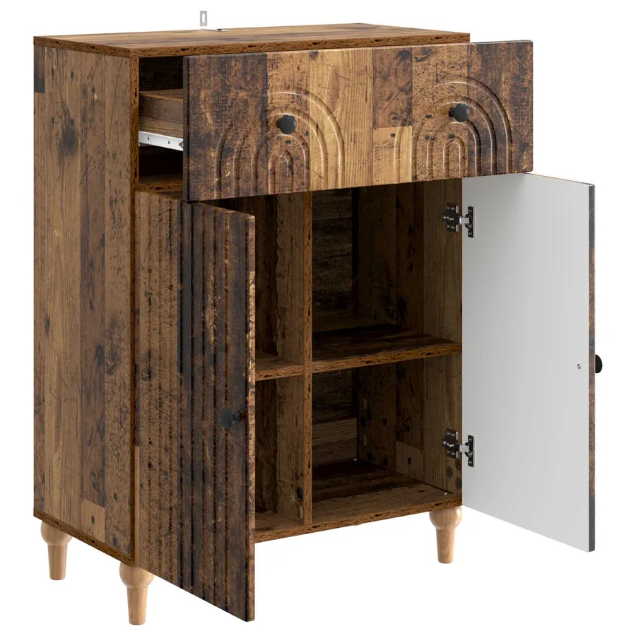 Buffet Bois ancien 66 x 34,5 x 90 cm Bois d'ingénierie - 5