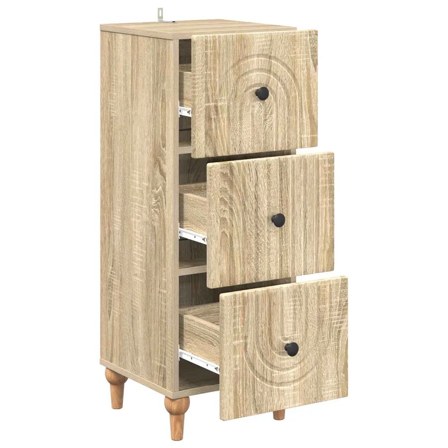 Armoire à tiroirs Chêne Sonoma 33 x 34,5 x 90 cm - 5