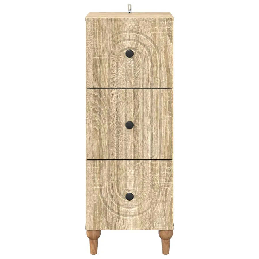 Armoire à tiroirs Chêne Sonoma 33 x 34,5 x 90 cm - 6