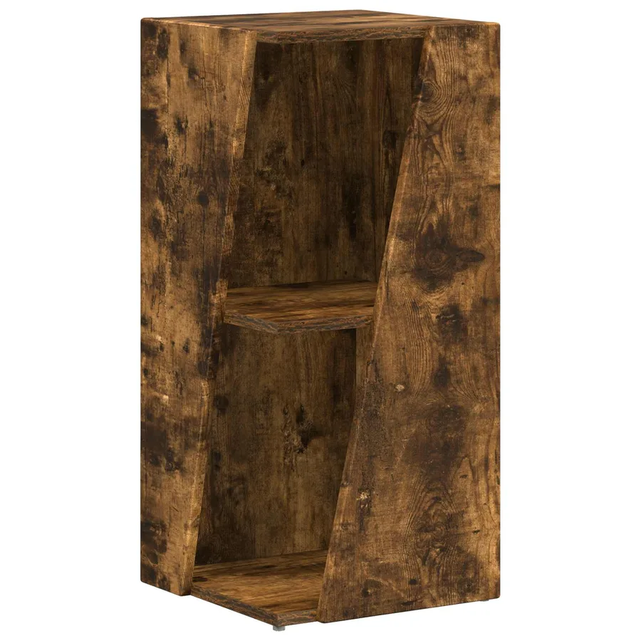 Étagère latérale Chêne fumé 33 x 32 x 70,5 cm Bois d'ingénierie - 2