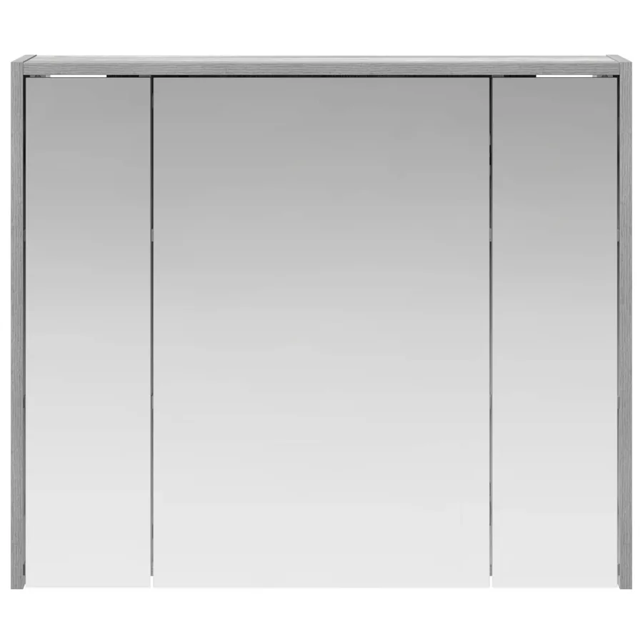 Armoire Miroir de Salle de Bain Gris Sonoma 73,5 x 16 x 62,5 cm - 5