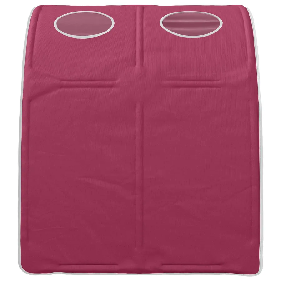 Tunnel de lit 2 pcs Rouge 211 x 67,5 x 2 cm Polyester - 7