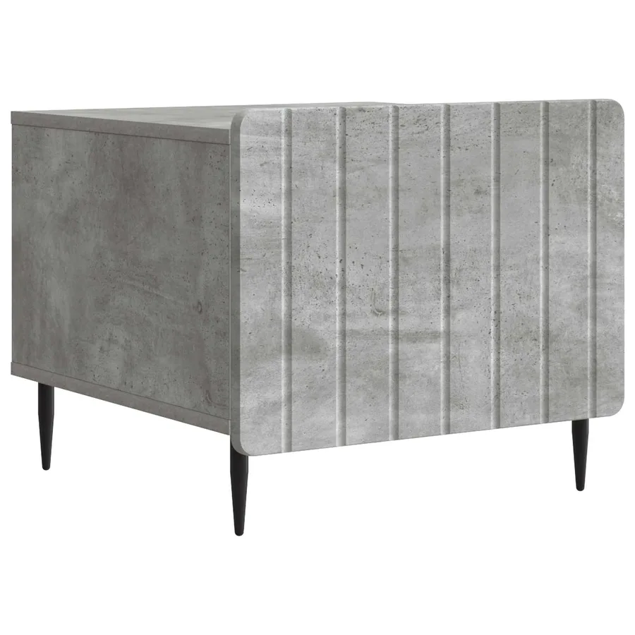 Table basse Gris béton 49 x 50 x 42 cm Bois d'ingénierie - 2