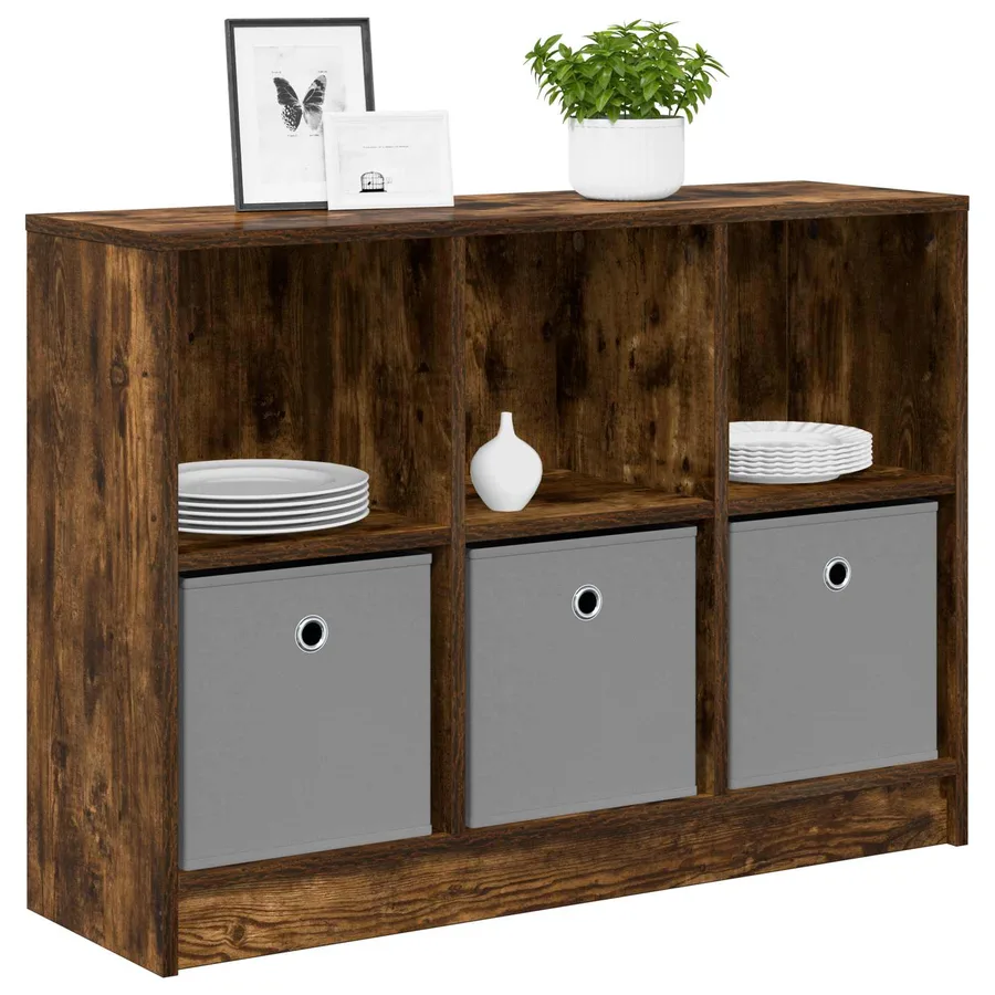 Buffet avec tiroir Chêne fumé 88,5 x 27,5 x 63,5 cm - 3