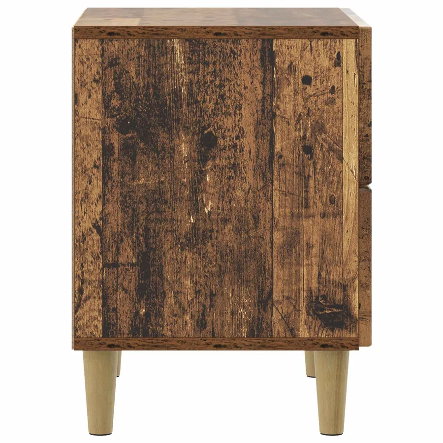 Cabinet de chevet avec tiroir Bois ancien 43 x 34,5 x 48 cm - 6