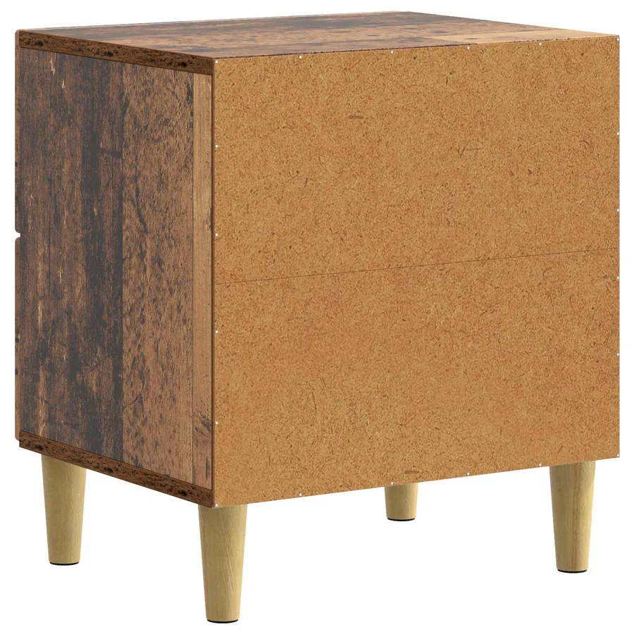Cabinet de chevet avec tiroir Bois ancien 43 x 34,5 x 48 cm - 7