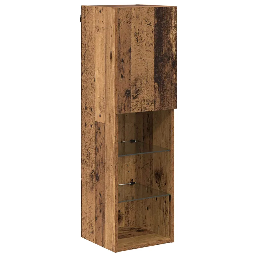 Ensemble de meuble TV mural 6 pcs Bois ancien Bois d’ingénierie - 6