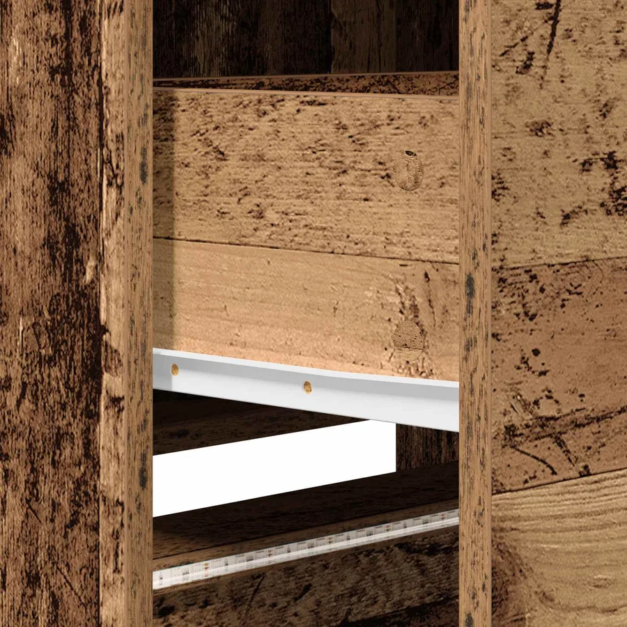Meuble TV Bois ancien 165 x 34 x 40 cm Bois d'ingénierie - 12
