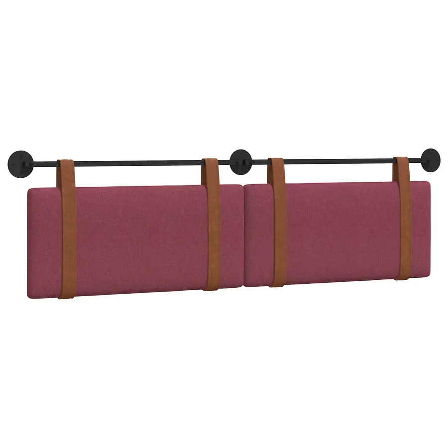 Tête de lit suspendue Bordeaux PU antique - 2