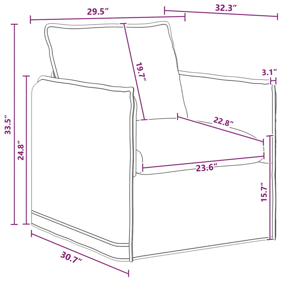 Ensemble de Canapés 2 pcs Gris foncé 196 x 82 x 85 cm Tissu - 10