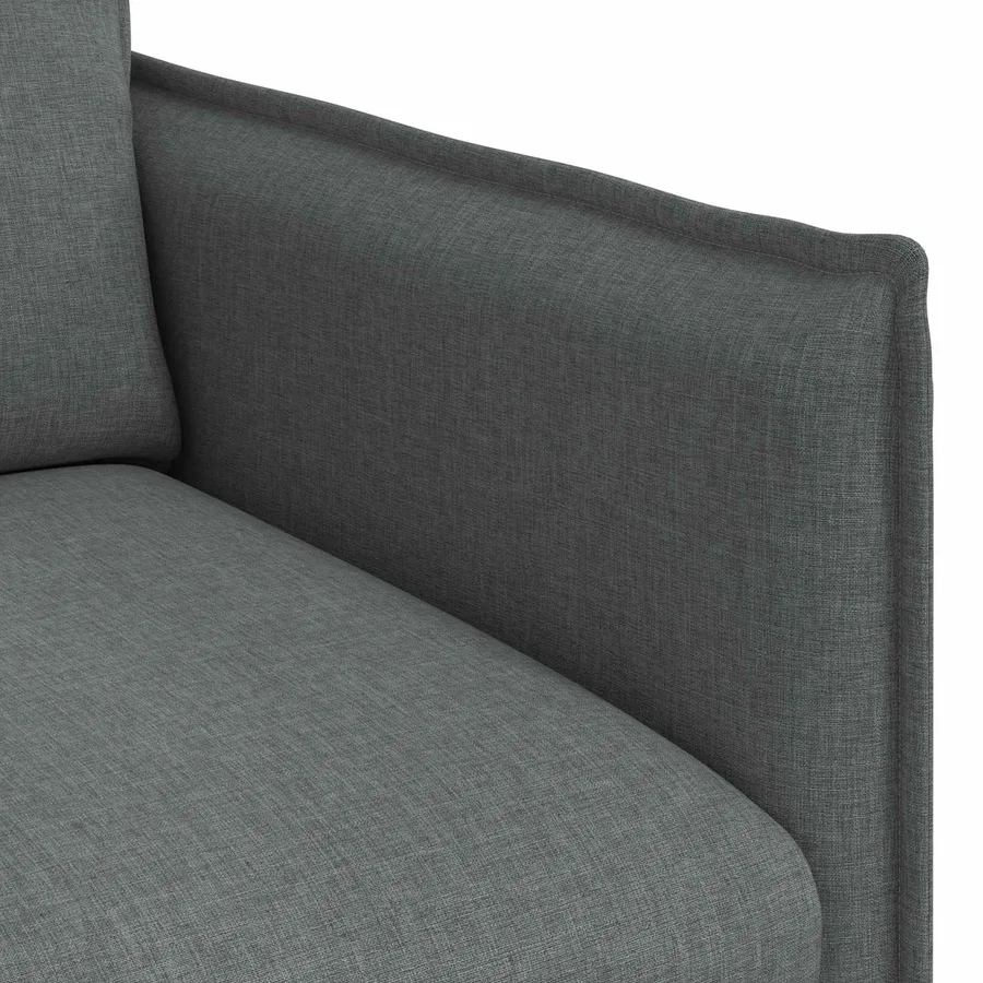 Ensemble de Canapés 2 pcs Gris foncé 196 x 82 x 85 cm Tissu - 7