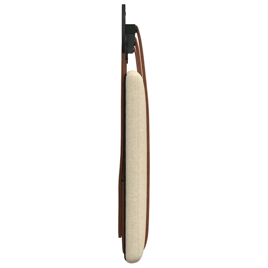 Tête de lit suspendue Uni Crème 190 x 55 x 5 cm PU antique - 6
