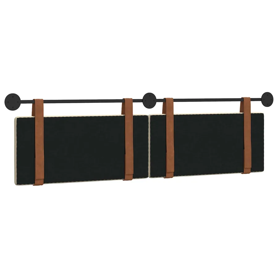 Tête de lit suspendue Uni Crème 190 x 55 x 5 cm PU antique - 7