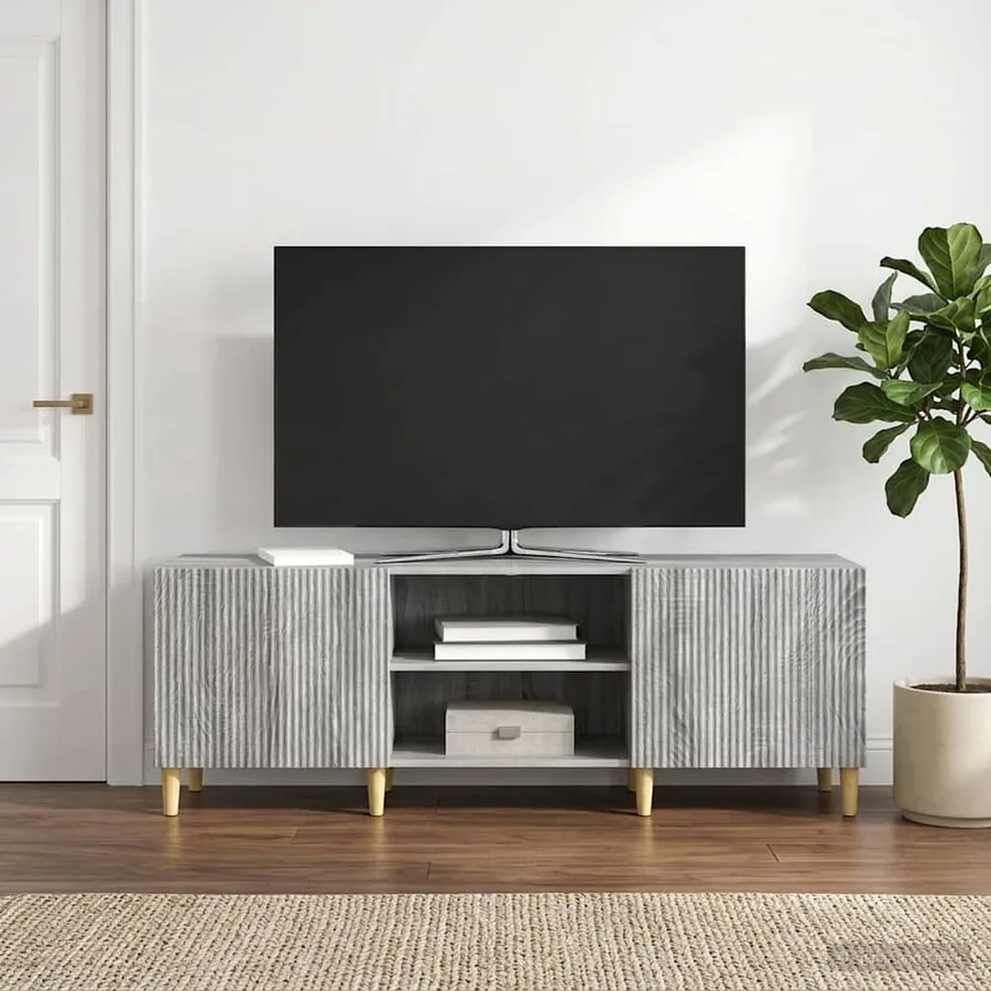 Meuble TV Sonoma gris 150 x 31 x 50 cm Bois d'ingénierie