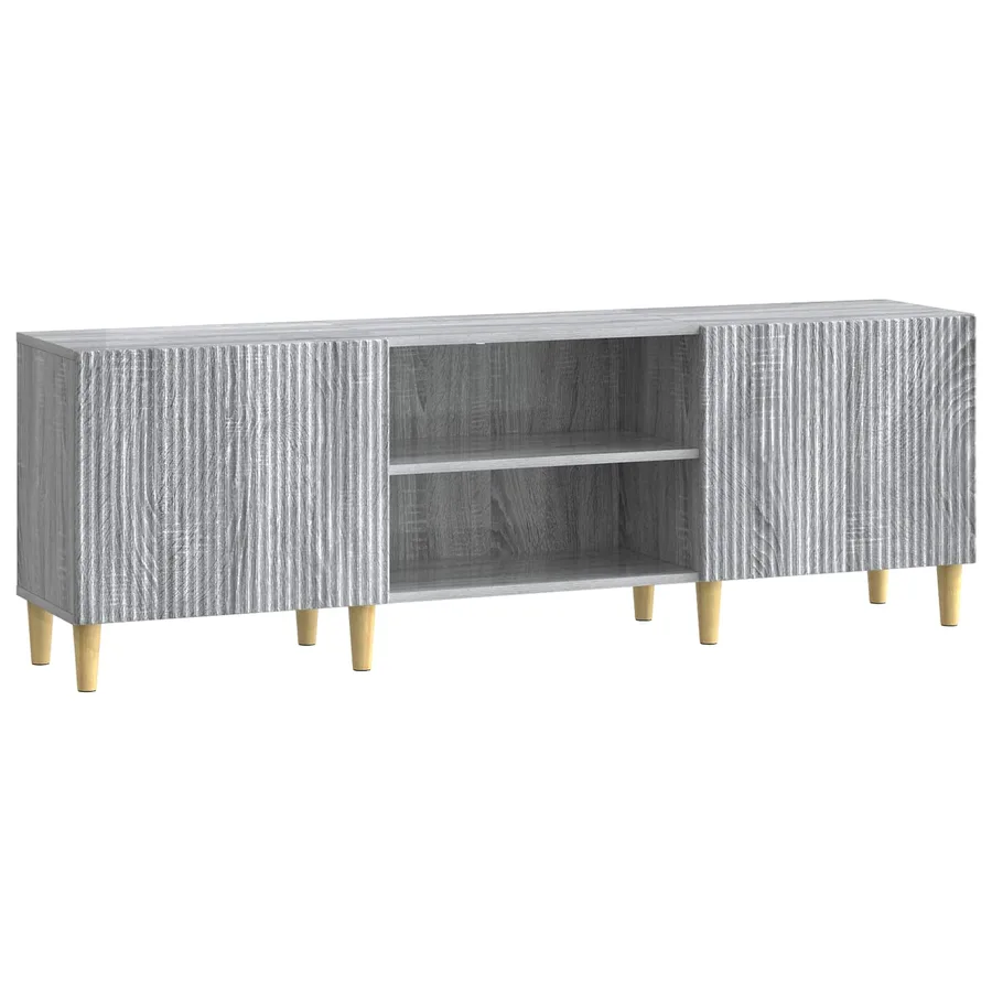Meuble TV Sonoma gris 150 x 31 x 50 cm Bois d'ingénierie - 2