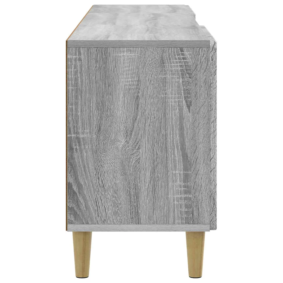 Meuble TV Sonoma gris 150 x 31 x 50 cm Bois d'ingénierie - 7