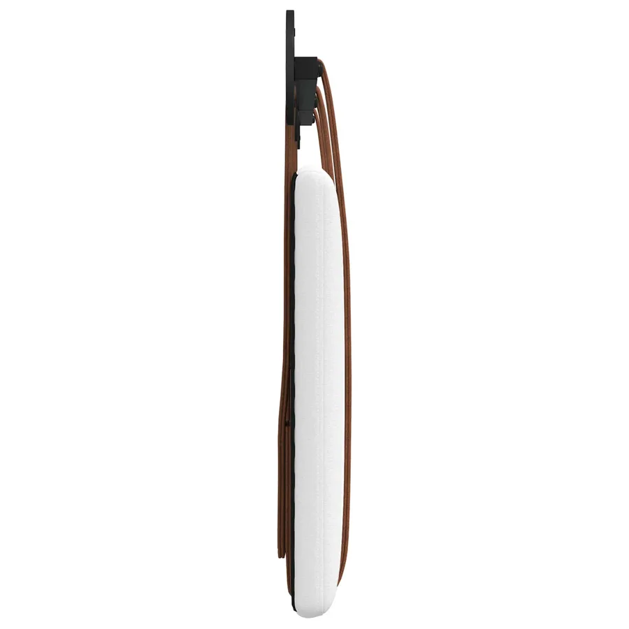 Tête de lit suspendue Uni Blanc 190 x 55 x 5 cm PU antique - 6