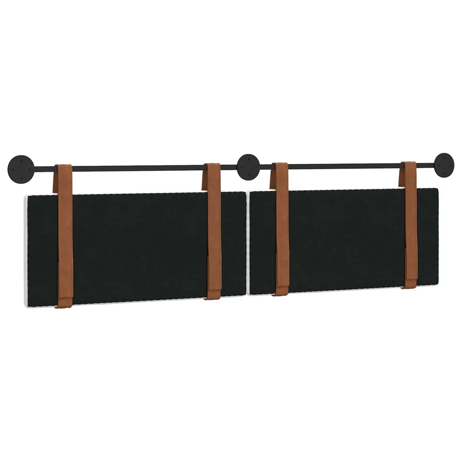 Tête de lit suspendue Uni Blanc 190 x 55 x 5 cm PU antique - 7