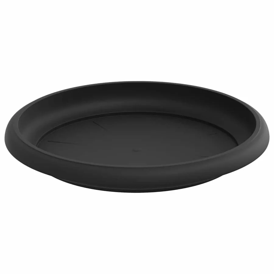 Pots de plantes 6 pcs Noir Ø 17 x 14 cm Plastique - 7
