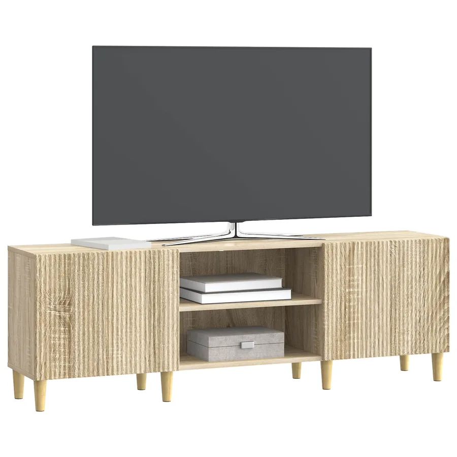 Meuble TV Chêne Sonoma 150 x 31 x 50 cm Bois d'ingénierie - 3