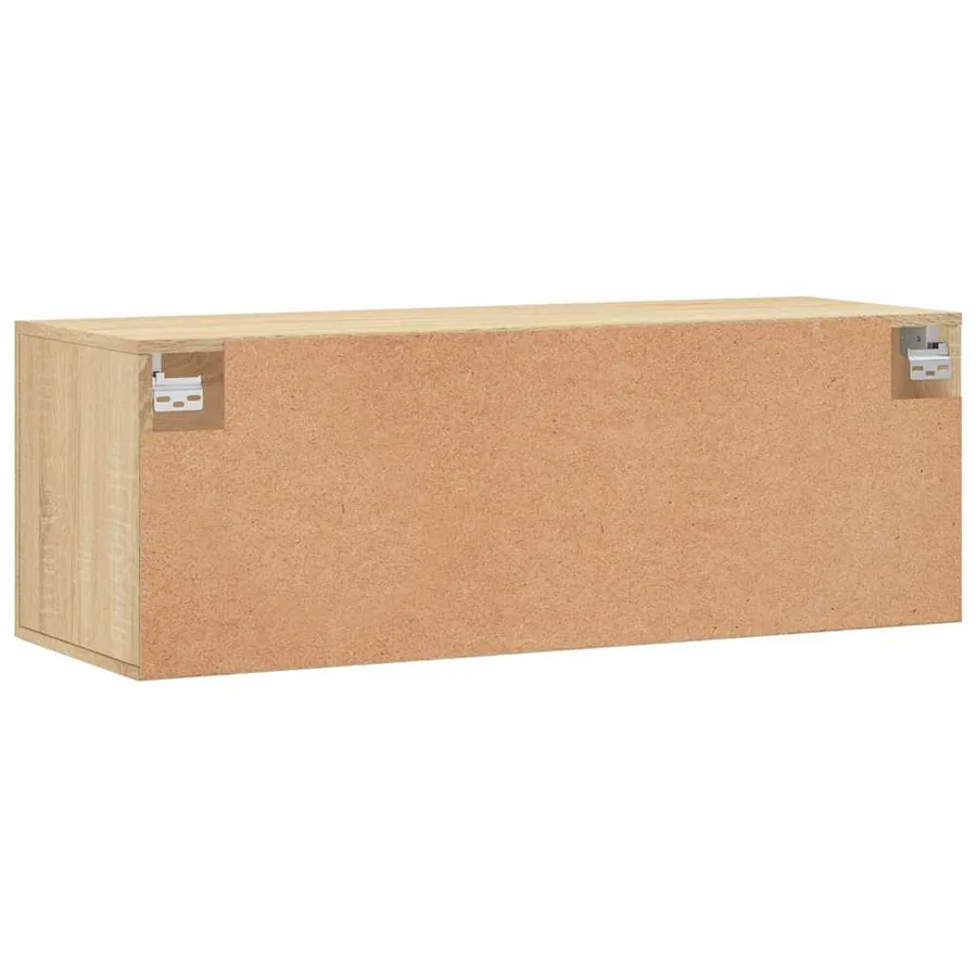 Armoire murale chêne sonoma 100x36,5x35 cm bois d'ingénierie - 8