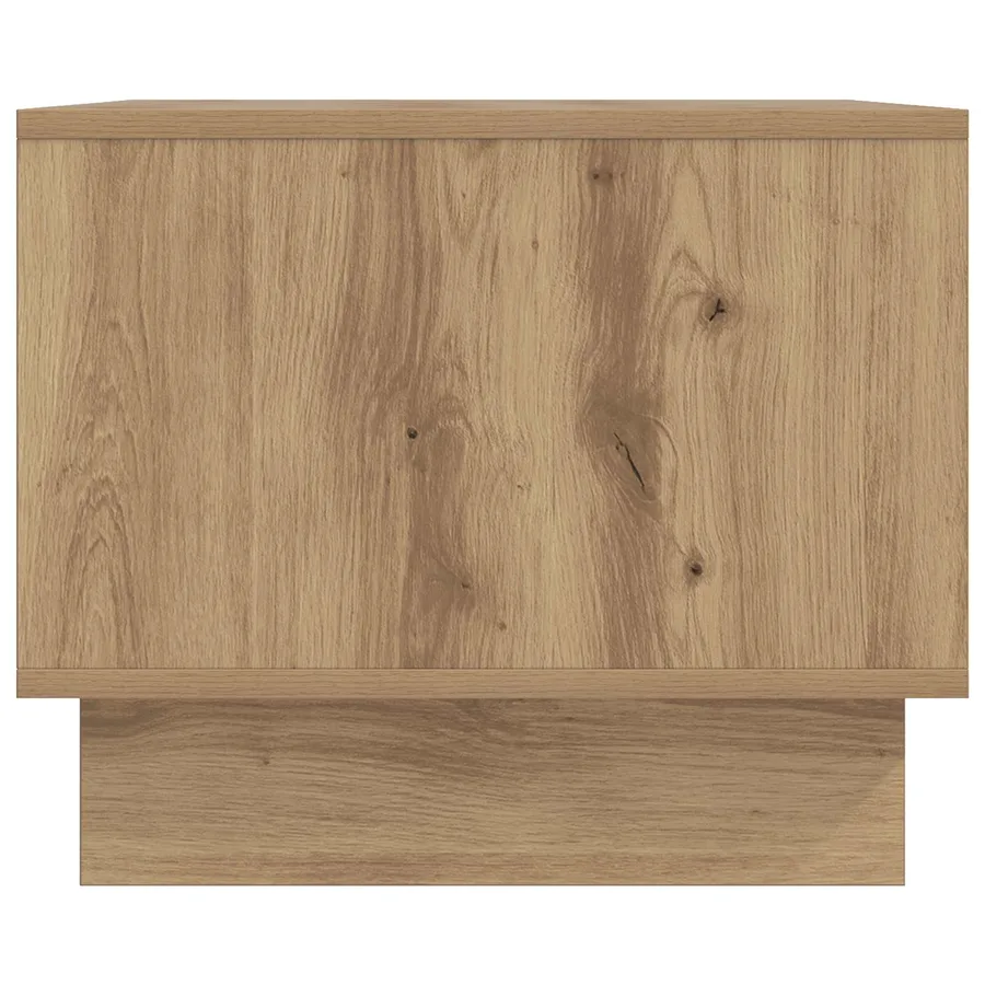 Table basse Chêne artisanal 90 x 50 x 40 cm Bois d'ingénierie - 6
