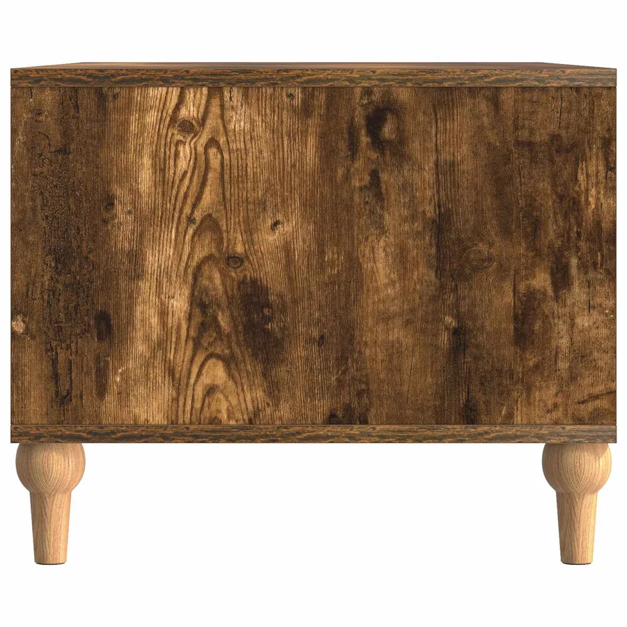 Table basse Chêne fumé 90 x 50 x 40 cm Bois d'ingénierie - 6