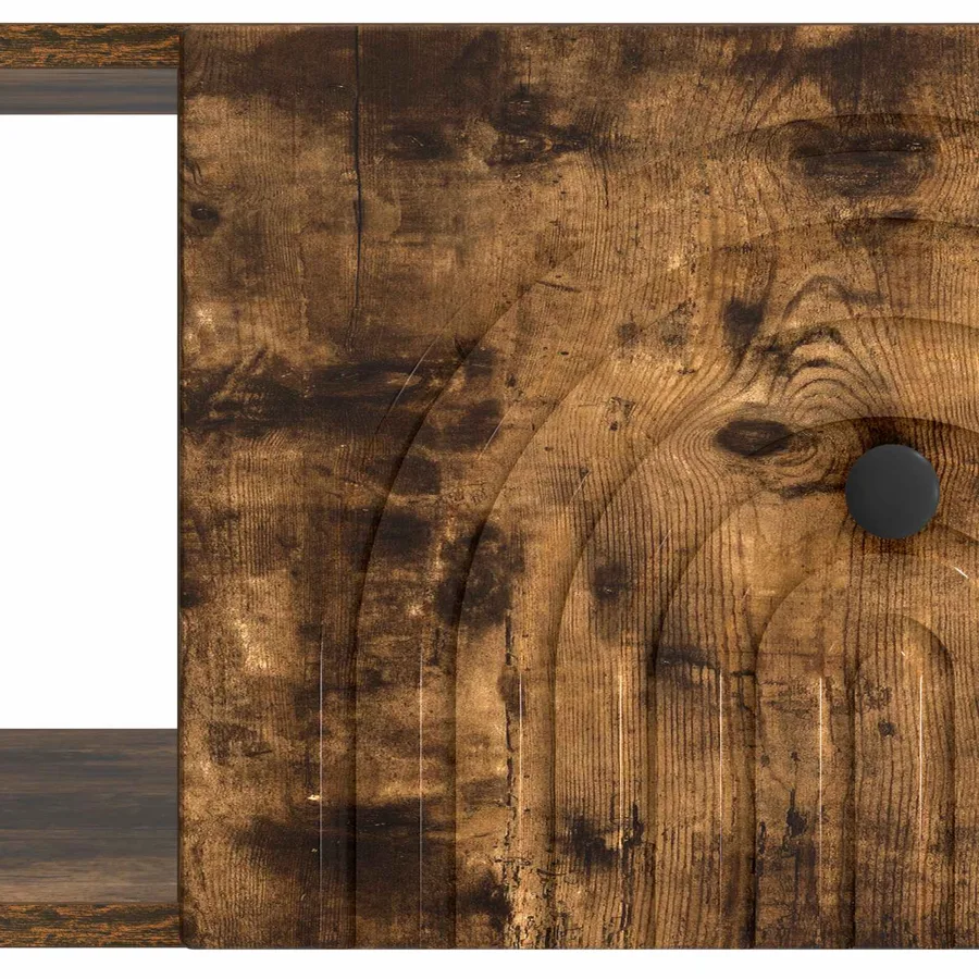 Table basse Chêne fumé 90 x 50 x 40 cm Bois d'ingénierie - 9