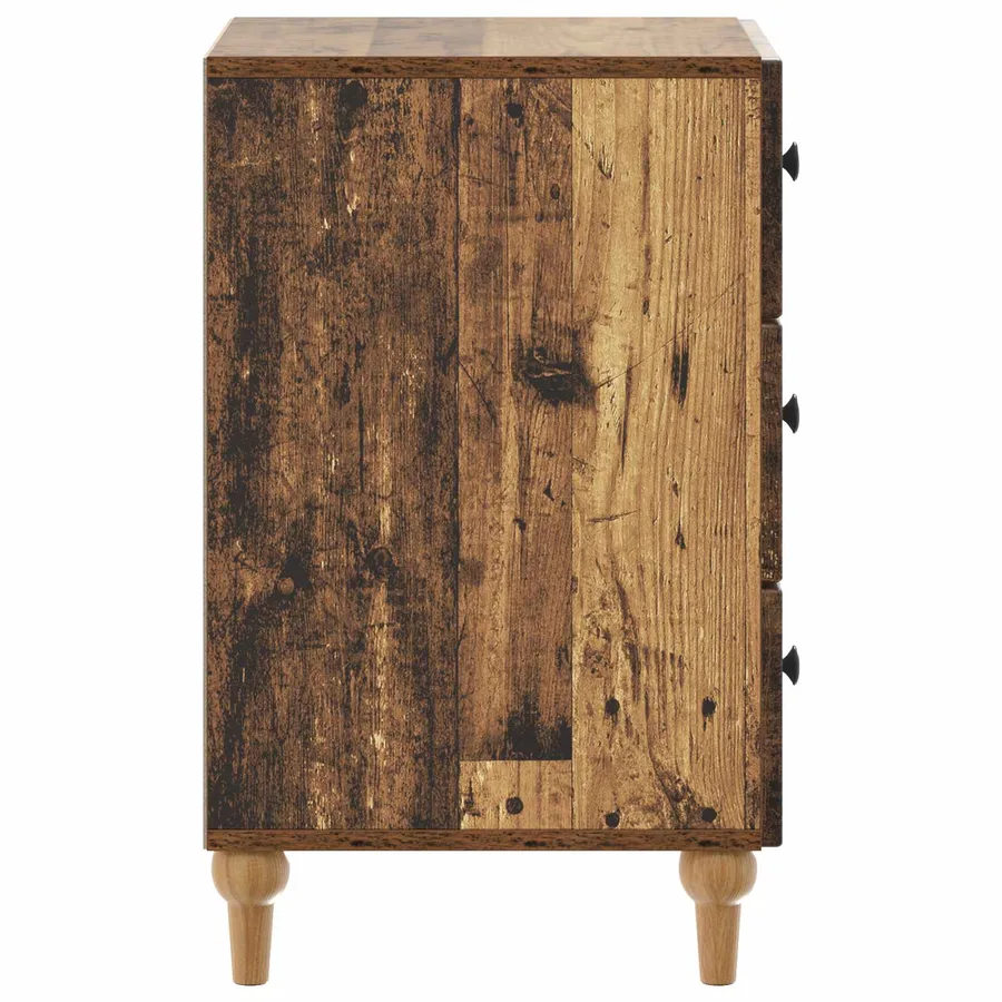 Cabinet de chevet avec tiroir Bois ancien 43 x 41 x 66,5 cm - 6