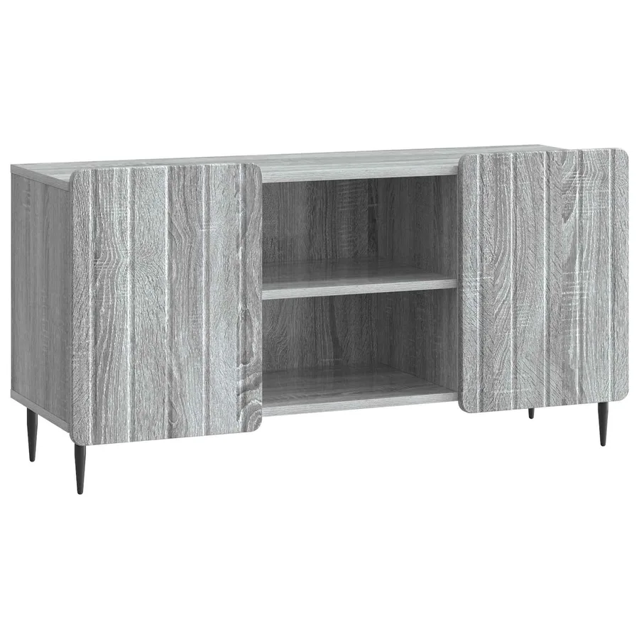 Meuble TV Sonoma gris 102 x 34,5 x 52 cm Bois d'ingénierie - 2